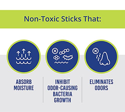 GloveStix StankStix Odor Eliminator for Shoes, Boots, Bags & Gear | Shoe Odor Eliminator, Formerly Called ShoeStix, Non-Toxic Odor Remover and Deodorizer