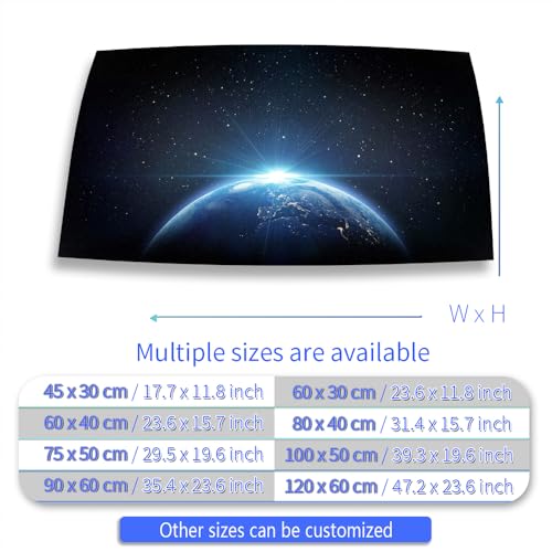 Aquarium Background Stickers - Earth, Starry Space, Cosmic - Fish Tank Reptile Terrarium Decor Poster (75 x 50 cm / (29.5 x 19.6 inches)) - size: 75 x 50 cm / (29.5 x 19.6 inches)