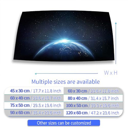 Aquarium Background Stickers - Earth, Starry Space, Cosmic - Fish Tank Reptile Terrarium Decor Poster (75 x 50 cm / (29.5 x 19.6 inches)) - size: 75 x 50 cm / (29.5 x 19.6 inches)