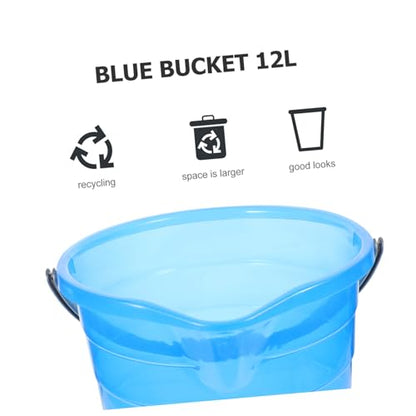 Beaupretty Plastic Water Bucket Handle Portable Multipurpose Storage Container for Home Thickened Plastic for Water Paint Laundry