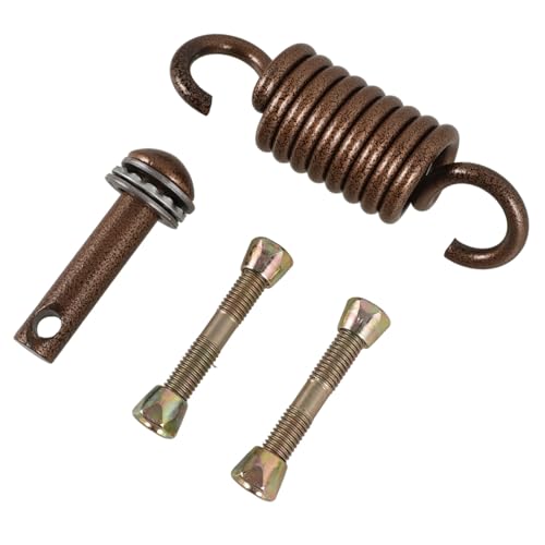 Garneck 1 Set Heavy Duty Swing Springs Kit for Hammocks and Swing Chairs Durable Metal Spring Accessories for Outdoor Relaxation Easy to Install and Hanging Baskets - color: Coffee