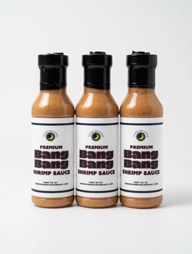 June Moon Spice Company | Bang Bang Shrimp Sauce | 3 Pack | 36.0 fl oz | Crafted in Small Batches