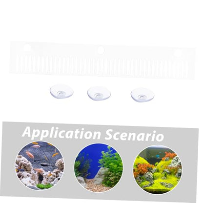 Aquarium Comb Fish Tank Plastic Overflow Simple Design Easy to Clean Abs Material