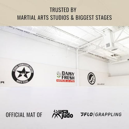 Dollamur 5'x10'x1.25" Jiu-Jitsu Mat, Tatami - color: Red
