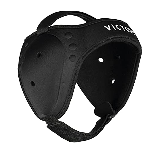 Wrestling BJJ Grappling Headgear - Adjustable Ear Guard - Ultra Soft Ear & Head Guard - Adult & Youth - color: Black, size: Adult