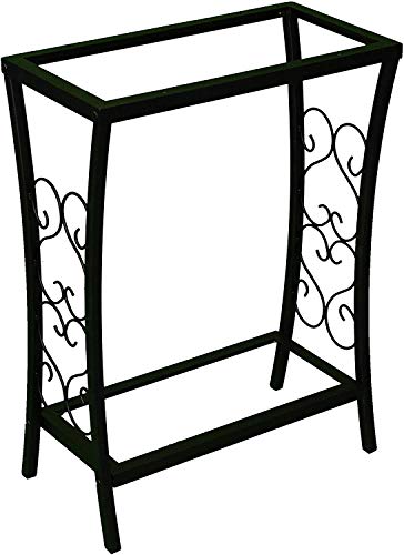 Aquatic Fundamentals Metal Aquarium Stand (10 Gallon, Black) - color: Black, size: 10 Gallon