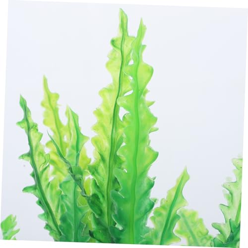 SUPVOX 2Pcs Fake Aquarium Grass Decorative Plants for Fish Tank Household Desktop Fish Tank Supply with Natural Style Safe for All Aquatic Animals