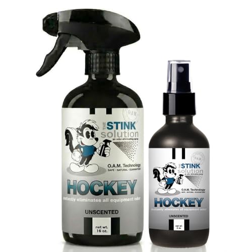 The Stink Solution Hockey Odor Eliminator Spray, Unscented, 16 oz & 4 oz - size: 10 Fl Oz (Pack of 2)