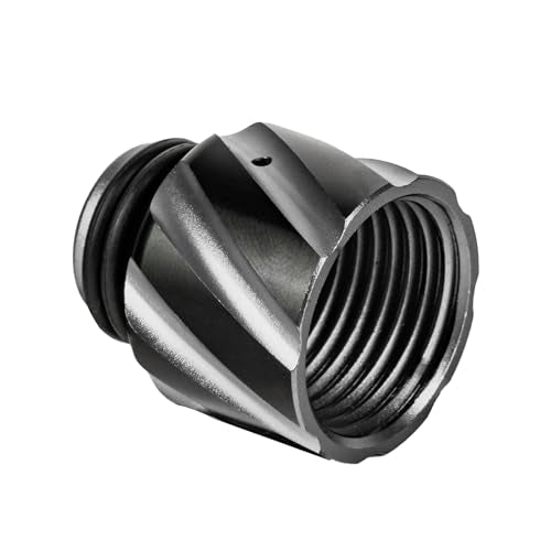 HK Army Elite Thread Protector Fill Nipple Cover for Air Tanks - color: Pewter, style: Orbit