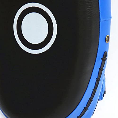 Rengue Boxing Strike Pad, Boxing Pads Kick Punch Training, Multifunction Protective Target for Muay Thai and Kickboxing Enthusiasts Strike Pad, High Density Sponge for Nan - color: Blue Stripe