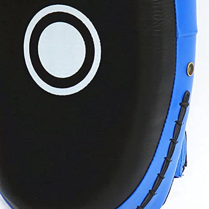 Rengue Boxing Strike Pad, Boxing Pads Kick Punch Training, Multifunction Protective Target for Muay Thai and Kickboxing Enthusiasts Strike Pad, High Density Sponge for Nan - color: Blue Stripe