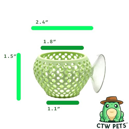 Betta Bulb Hide | Suction Cup Betta Fish Cave & Shrimp Hideout | Wall-Mounted Aquarium Cave for Betta Tanks, Nano Tanks & Planted Aquariums (Minty Dream)