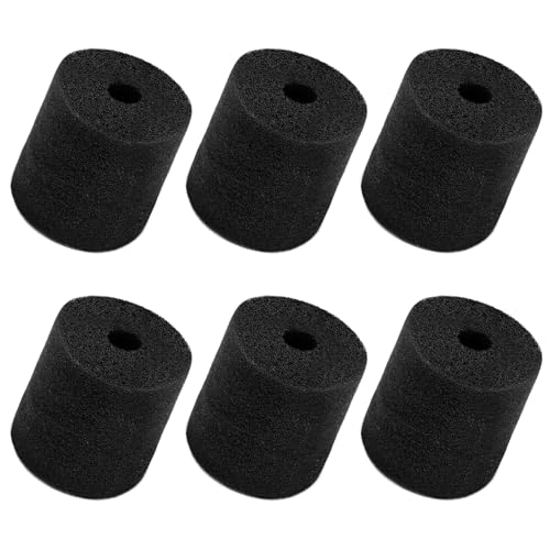 Aquarium Carbon Pre-Filter Foam Set Compatible with OASE BioMaster Filter, Canister Filter Sponge Replacement Media Pads for BioMaster Thermo 250 350 600 850, Fish Tank Pond Filter Parts, 6 Pack