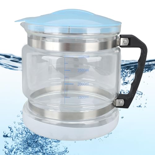 4L Glass Distiller Water Container with Large Capacity, Material for Countertop, Easy to Use and