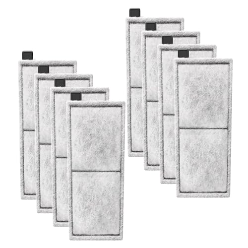 8 Pack Filter Cartridge for Top Fin RF-L Filter, Aqurium Filter Cartridge Refill for Top Fin Desktop Aquariums with Large Retreat Filter