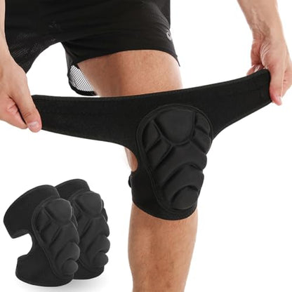 SUJAYU Volleyball Knee Pads for Women & Men, Dance Knee Pad for Women Men Wrestling Knee Pad Wrestling Gear, Crash Pad Roller Skating Gear Knee Protector Soft Knee Pads for Work (Large) - size: Large