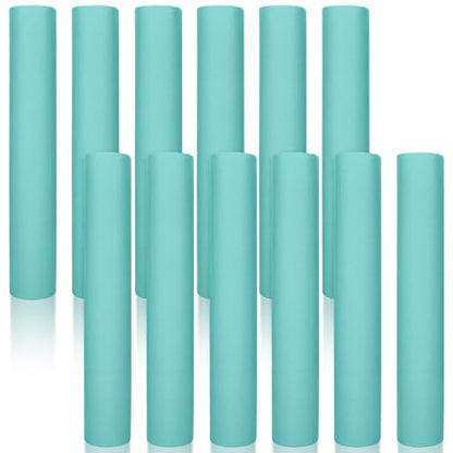 Timgle 12 Pack Yoga Mat Bulk, 4mm Thick Extra Long Sports Mat Anti Slip Tear Resistant Yoga Exercise Set for Fitness Stretching Home Workout Gym and Studio - color: Teal