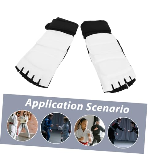 Veemoon Taekwondo Foot Protector Gear XL Non-Slip Karate Foot Pads for Martial Arts Sparring Training Adults and Youth