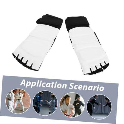 Veemoon Taekwondo Foot Protector Gear XL Non-Slip Karate Foot Pads for Martial Arts Sparring Training Adults and Youth