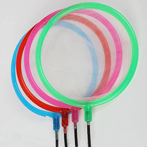 Aquarium Daphnia Removal Net Cleaning Tool Small Round Fish Net Fine Mesh 4 Pieces (s) Random Color Practical and clever