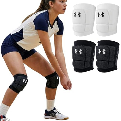 Under Armour Volleyball Knee Pads, Set of 2 - color: Black, size: Adult Medium