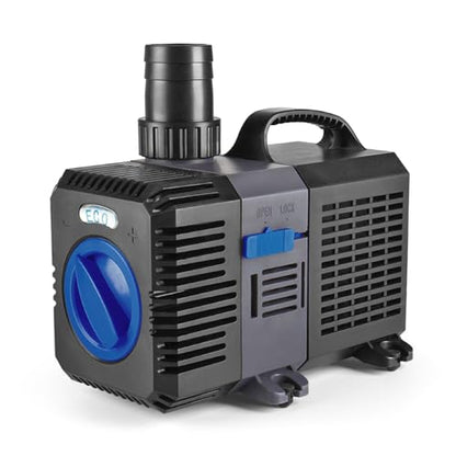 Flexzion Submersible Aquarium Water Pump 1200GPH - High FQ Ultra-Quiet Adjustable Flow Fish Pond Pump for Fresh & Saltwater Tanks, Hydroponics & Outdoor Fountains with Nozzle Set - size: 1200GPH