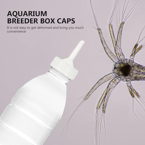 FOMIYES 20 Pcs Brine Shrimp Incubator Bottle Caps Aquarium Hatchery Kit for DIY Shrimp Egg Hatching