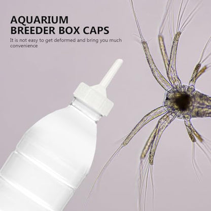 FOMIYES 20 Pcs Brine Shrimp Incubator Bottle Caps Aquarium Hatchery Kit for DIY Shrimp Egg Hatching
