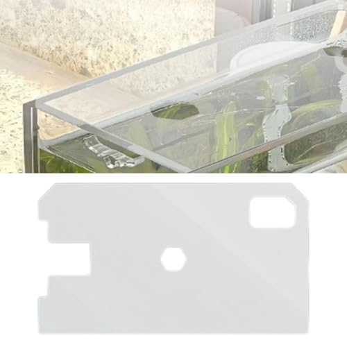 Tank Cover with Feeding Window Acrylic Aquariums Canopy Anti Jump Aquarium Lid Tank Lid, 280x150x4mm - color: 280x150x4mm