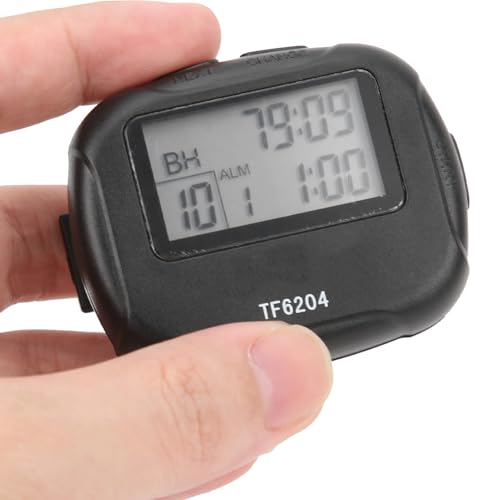 HERCHR Interval Timer, ABS Electronics Stopwatch Coaches Referees Segment Stop Watch for Studing Sports Yoga Boxing Training Timer Boxing Timer Gym Timer Boxing Interval Timer