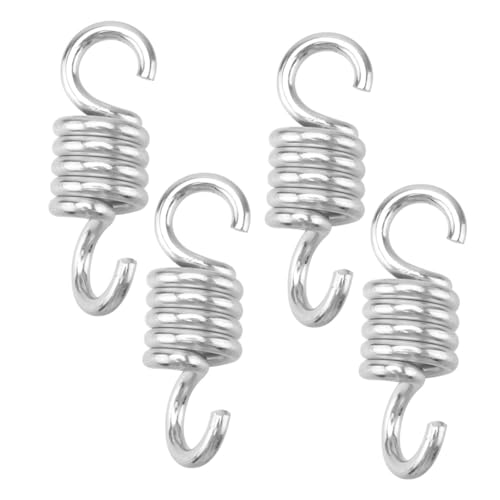 4pcs Stainless Steel Swing Springs for Hanging Chair and Hammock - size: 11.30X3.90X3.90CM