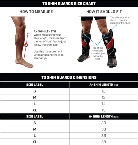 Hayabusa T3 Striking Shinguards - Men and Women | MMA Protection, Muay Thai Kickboxing, Sparring Pads, Martial Arts Gear, Adjustable Straps, Impact Padding, Elastic Fit - color: White/Black, size: Medium