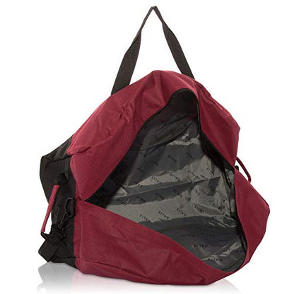 DALIX 25" Big Adventure Large Gym Sports Duffle Bag (Black Grey Navy Blue Red Camo) - color: Maroon