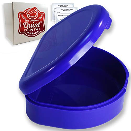 QUIST (TM) Solid Orthodontic Retainer Case (Purple) - color: Purple