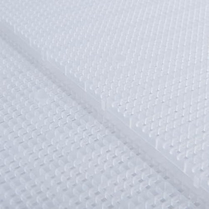 Aquarium Grid Isolate Board Divider Fish Tank Bottom Black Filter Tray Plastic Crate (4pcs) - size: 4pcs
