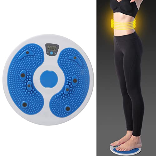 Rotating Balance Board with Magnetic Twisting Disc for Waist, Ankle and Body Exercise, Aerobic Fitness Training Equipment