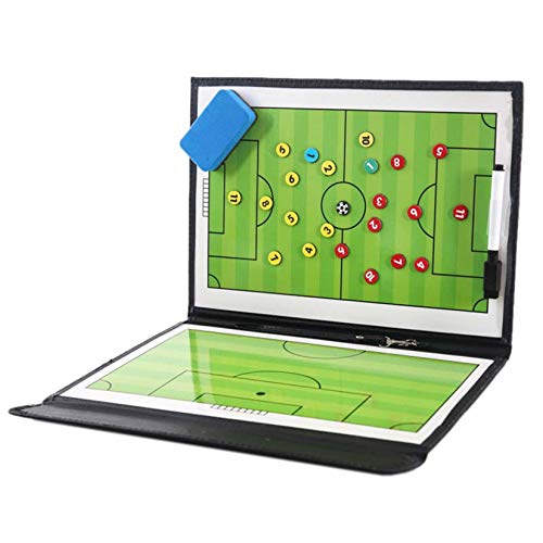 Pure Vie Portable Magnetic Soccer Coaching Board Football Tactics Clipboard - color: 20.86'' X 12.20''