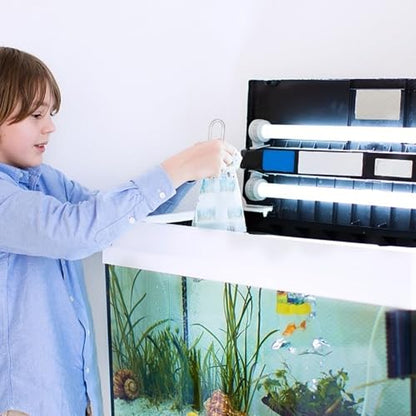 GALPADA U-Shaped Aquarium Diffuser Glass Tube Easy to Install Connector for Fish Tank Carbon Dioxide Injection System Smooth Surface for Safe Handling