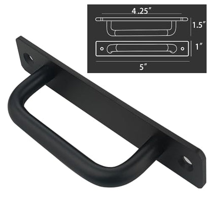 12 Pack 4 1/4 Inch 108 mm Matte Black Cabinet Handles Aluminum Cabinet Pulls Drawer Pulls - color: RoundBlack, size: 4 1/4 Inch