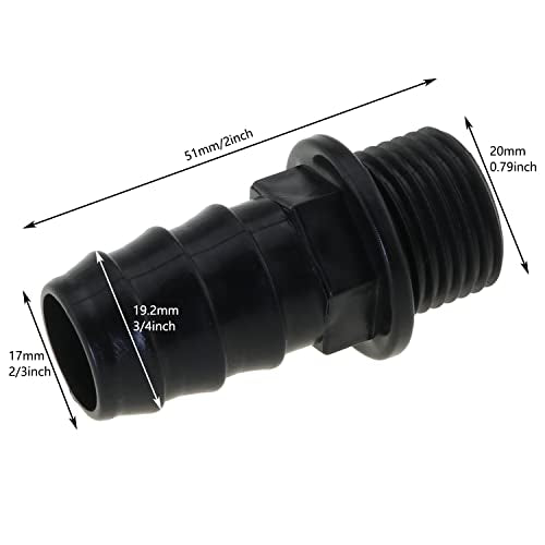 5IN1 Nozzles Kit for Fountain Pump, Aquarium, Fish Tank, Pond, Hydroponics, Statuary Accessories 5 Sizes