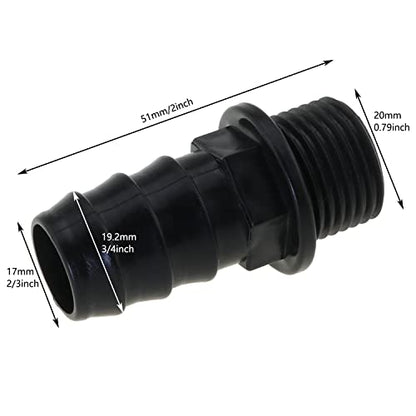 5IN1 Nozzles Kit for Fountain Pump, Aquarium, Fish Tank, Pond, Hydroponics, Statuary Accessories 5 Sizes