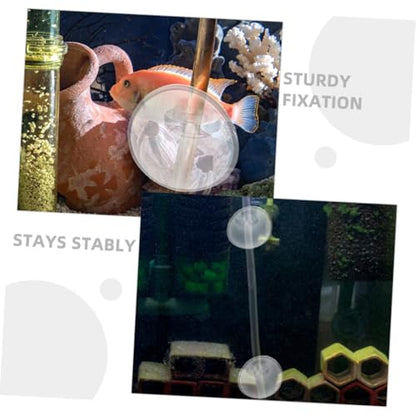 BESPORTBLE 30pcs Aquarium Clips Fish Tank Tubing Fixing Accessories Easy to Install Cup Clips for Air Hose Airline Practical Aquarium Maintenance Tools