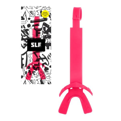 SLEEFS X Football Mouthguard with Strap for High-Impact Shock Protection - color: Pink