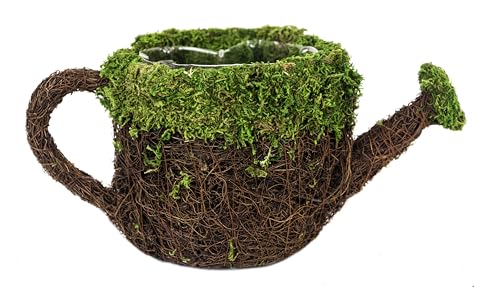 SuperMoss (55259) 5" Deco Watering Can Planter Basket, Small - size: Small