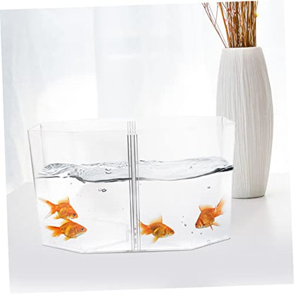 POPETPOP Fish Isolation Breeding Box Transparent Incubation Tank for Small Fish and Shrimp Easy Installation Betta Breeder Enhances Fry Survival Rate