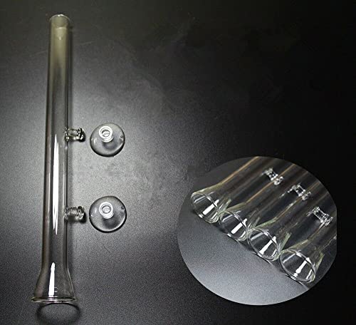 Aquarium Glass Feeding Tube 25cm Aquarium Fish Shrimp Tank Crystal Red Cherry (Glass Feeding Tube + 85mm Glass Dish (+$6.5)) - size: Glass Feeding Tube + 85mm Glass Dish (+$6.5)