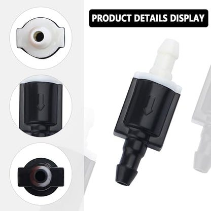 2PCS Windshield Washer Check Valve Replacement OEM#85381-AE020,Front Windshield Washer Nozzle Check Valve Compatible with Toyota,Perfect Windshield Sprayer Nozzle Repair Kit