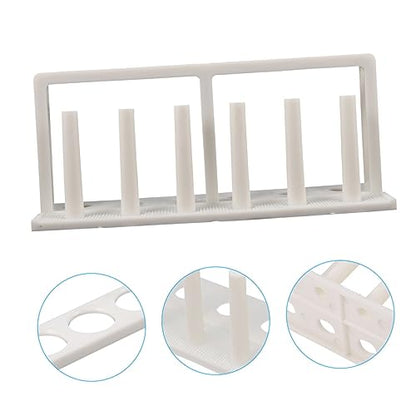 Plastic Test Tube Holder Rack Laboratory Organizer for Water Quality Testing Design for Stability for School Science Experiments