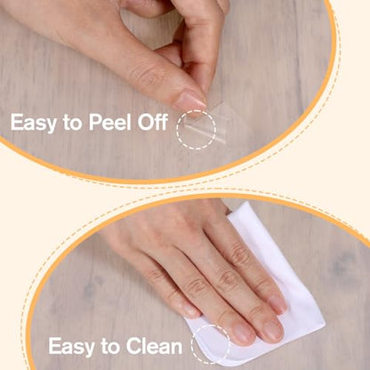 2pcs Clear Silicone Mat,24 X 20 cm/9.45 X 7.87 in Silicone Mats for Crafts,Silicone Mats for Kitchen Counter,Heat Resistant, Non-Slip, Waterproof, Washable Silicone Sheet