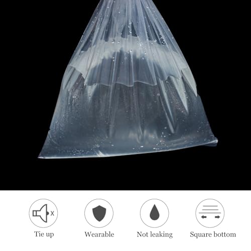 ABOOFAN 50pcs Leak-proof Plastic Fish Shipping Bags 20x44cm Thick Aquarium Transport Storage for Live Fish Packing and Transport